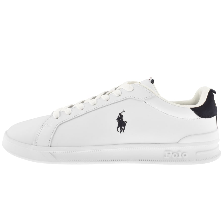 Ralph lauren white mens trainers clearance